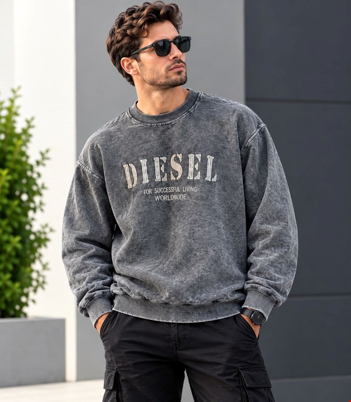 سویشرت مردانه طرح DIESEL 